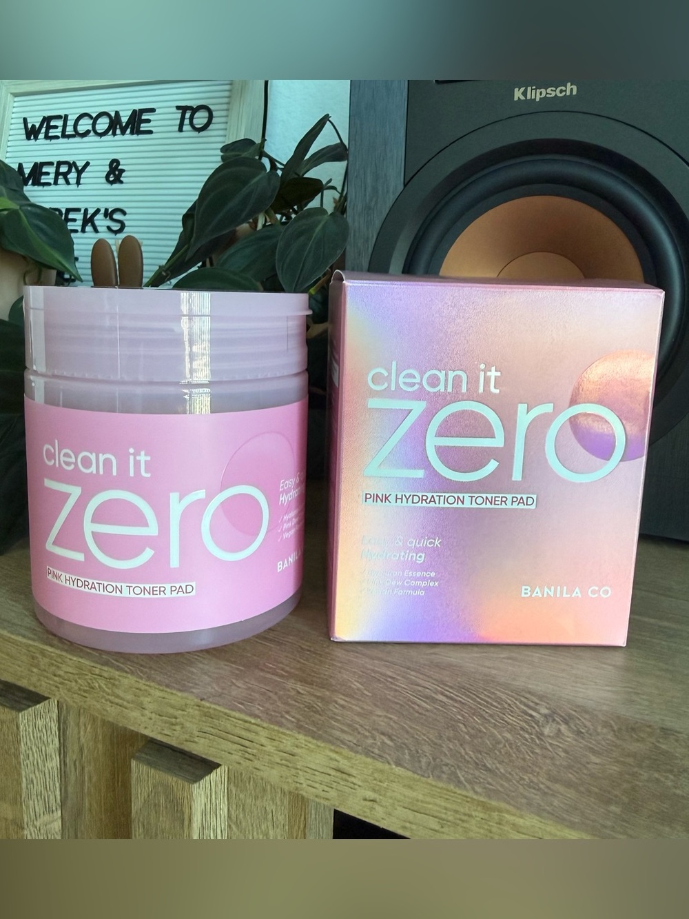 Banila Co Clean It Zero Pink Hydration Toner Pad